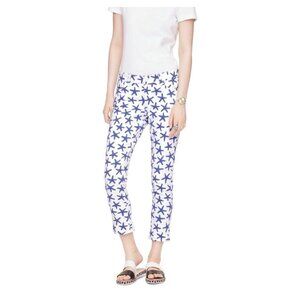 Kate Spade Women's White Starfish Denim Capri